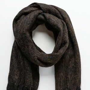 Francesca's Scarf Black Winter One Size